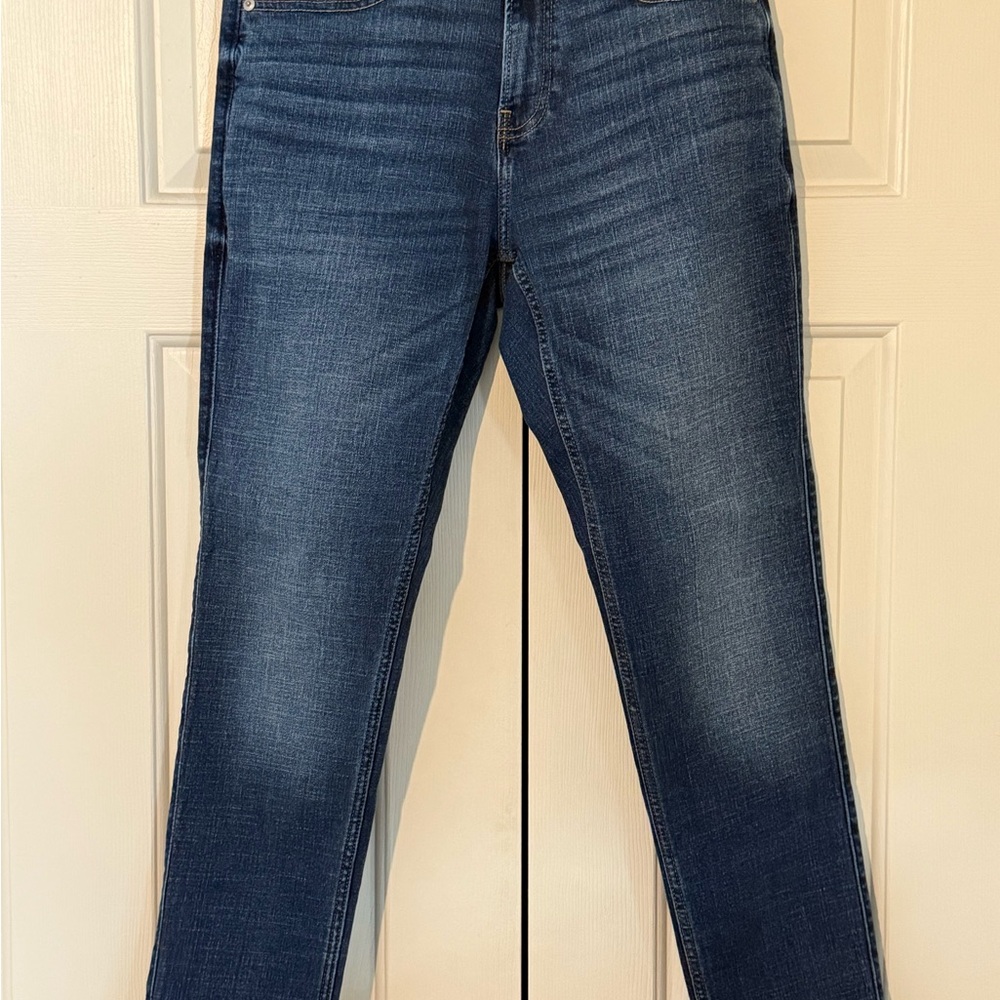Hollister Men's Athletic Skinny Jeans - Dark Blue